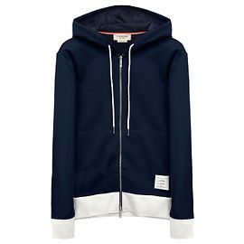 Thom Browne Felpa con cappuccio e zip Color Block