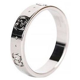 Gucci Icon Ring Weißgold Größe