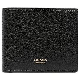 Tom Ford Portefeuille bi-fold à logo doré