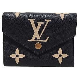 Louis Vuitton Victorine Portemonnaie Monogram Empreinte Bicolor