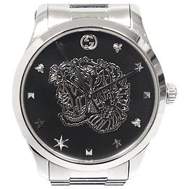Gucci Orologio Unisex G-Timeless Tiger in Acciaio Quartz