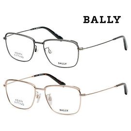 Bally Armação de óculos Asian Fit quadrada moda luxo leve dourada vintage