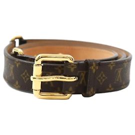 Cintura Louis Vuitton Monogram Gold