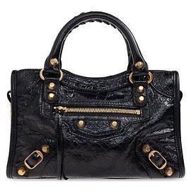 Balenciaga Borsa Le Cagole Mini Vintage Gold Hardware