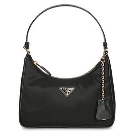 Prada Re-Edition Re-Nylon and Saffiano Mini Bag Black