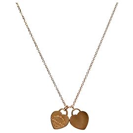 Tiffany & Co Doppelherz-Halskette