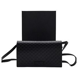Gucci Borsa a tracolla e borsa a spalla da donna Sima in pelle con logo GG nero