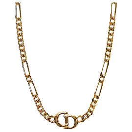 Dior Collar de cadena CD Gold