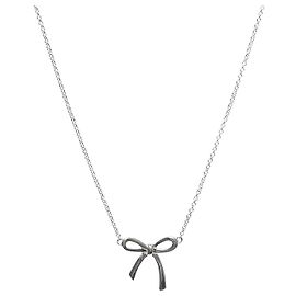 Tiffany & Co Silberkette mit Band-Design