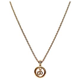 Dior Collana Cubic Round CD Gold