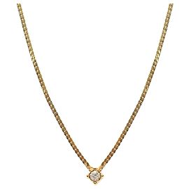 Collier Dior Cubic Gold