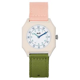 Autre Marque Orologio NATO Watercolor Khaki Pink