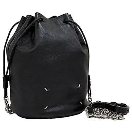 Maison Martin Margiela Nuova Borsa Bucket Tabi Crossbody Black
