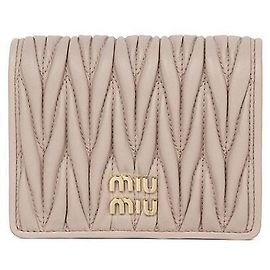 Miu Miu Cartera Matelassé Powder Pink