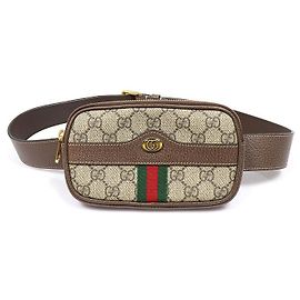 Gucci Bolsa de cintura Ophidia em tela com porta-iPhone