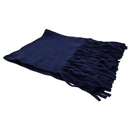 Burberry Bufanda de mezcla de lana y cashmere azul marino
