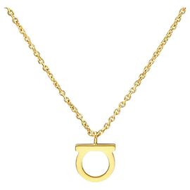 Salvatore Ferragamo Collar Gancini Gold