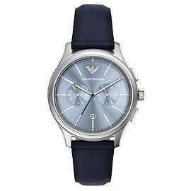 Armani Orologio Cronografo in Pelle da Uomo Dario