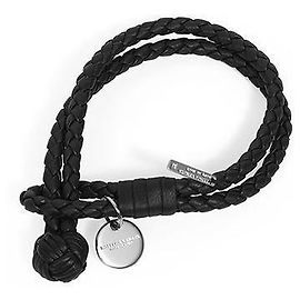 Bottega Veneta Bracciale doppio in pelle Nappa Intrecciato