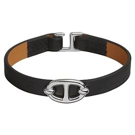 Hermès Mini Bracelet Leather Bracelet Noir