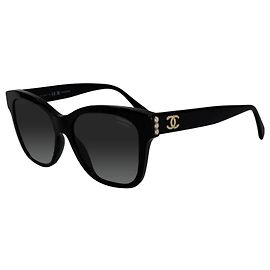 Chanel Occhiali da sole polarizzati Triple Pearl Black Logo