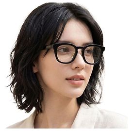 Gucci Montura de Gafas de Lujo Wellington Acetato Negro Moda Hombre Mujer