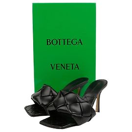 Bottega Veneta Sandali neri con tacco a spillo da donna