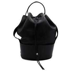 Loewe Sac à dos Balloon en cuir noir
