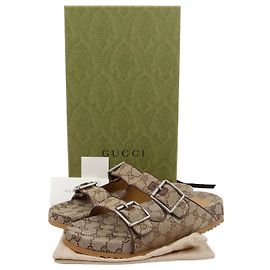 Gucci GG Supreme Strap Canvas Men's Sandal