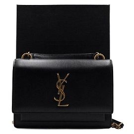 Autre Marque Sunset Mini Tote Bag with Gold Chain Shoulder Strap Crossbody