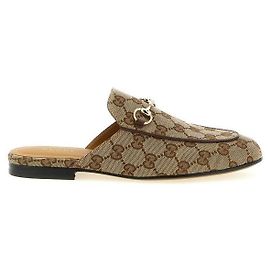 Gucci Princetown Slipper Beige Leder