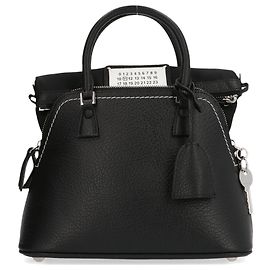 Maison Martin Margiela Borsa in pelle di vitello nera