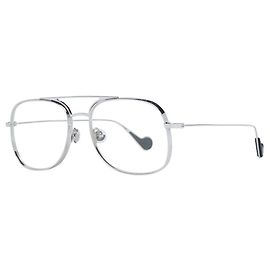 Moncler Gafas de sol de metal plateado