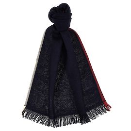 Sciarpa Brunello Cucinelli in cashmere e seta blu