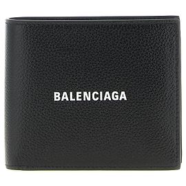 Balenciaga Portafoglio in pelle di vitello nera