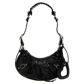 Balenciaga Borsa a tracolla in pelle di agnello nera