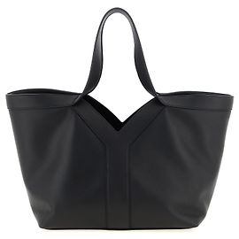 Autre Marque Borsa Tote in pelle di vitello nera