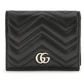 Gucci Cartera Bos Taurus de piel de becerro negra