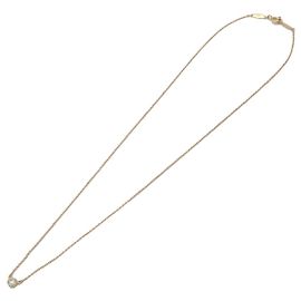 Tiffany & Co. Elsa Peretti Pendente Diamonds By The Yard Oro Giallo 18K con Diamante .05CT