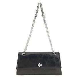 Tory Burch Borsa a tracolla in pelle scamosciata nera
