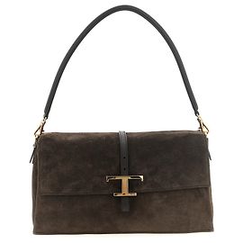 Tod's Borsa a tracolla in vitello marrone