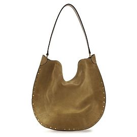 Isabel Marant Borsa a tracolla Bos Taurus in pelle di vitello marrone