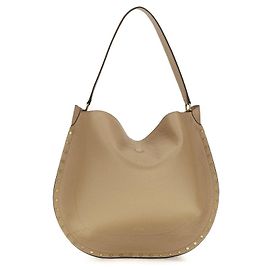 Isabel Marant Borsa a tracolla Bos Taurus in pelle di vitello beige