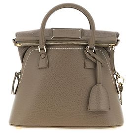 Maison Martin Margiela Borsa a tracolla in vitello grigio