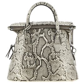 Maison Martin Margiela Gray Goatskin Shoulder Bag