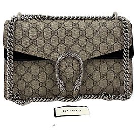 Gucci Sac à épaule Dionysus GG Supreme avec chaîne