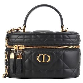 Dior Caro Vanity Mini Crossbody Bag goldplattiert