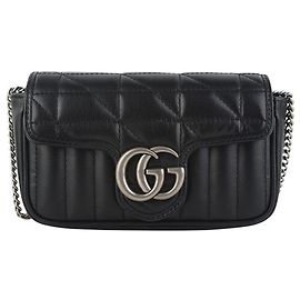 Gucci GG Marmont Matelassé Super Mini Crossbody Bag