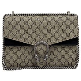 Gucci Sac à épaule Dionysus GG Supreme Medium avec chaîne