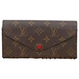 Louis Vuitton Geldbörse Braun Canvas